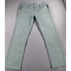 Brixton Mens Reserve Pant Standard Fit 36/33 Sage Green Chino Stretch Tapered